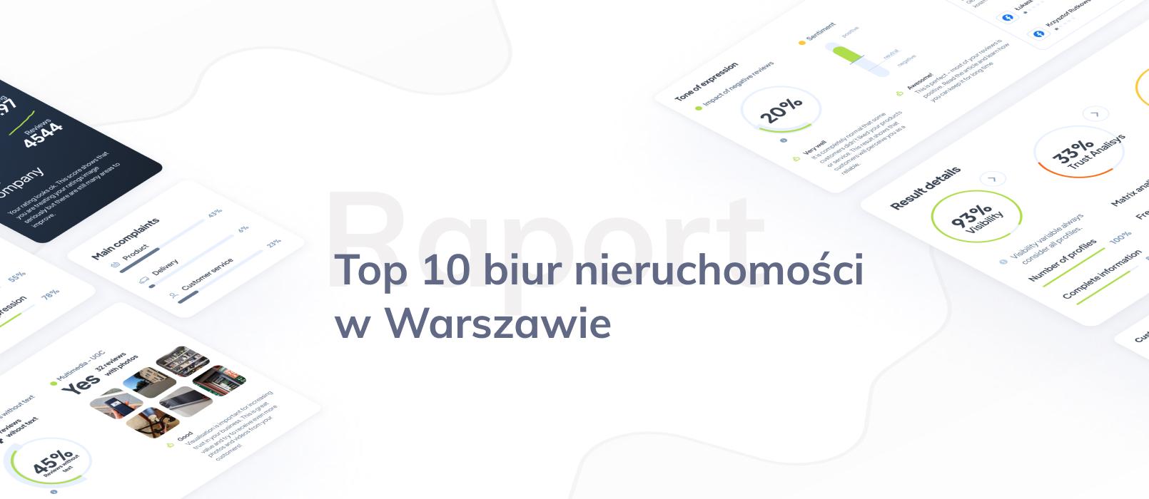 Biura Nieruchomości Warszawa – TOP 10 Agencji Nieruchomości