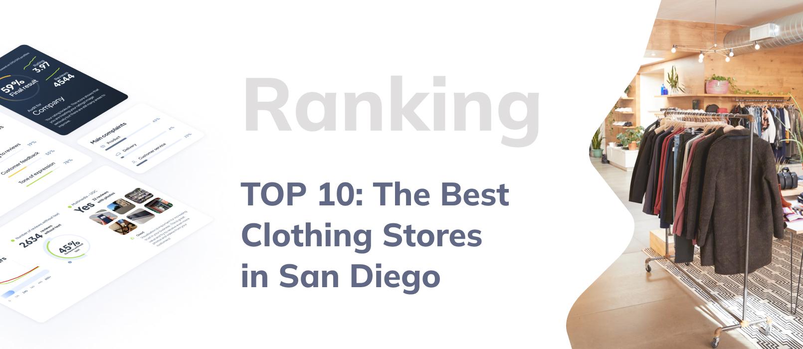 Best clothing stores in San Diego – TOP 10 ranking
